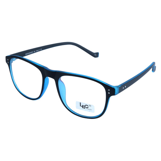 Black & Blue Square Reading Eyeglasses – L109 C4